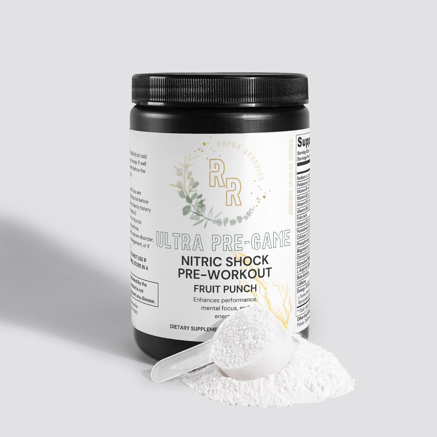 Nitric Shock Pre-Workout Powder (Fruit Punch)