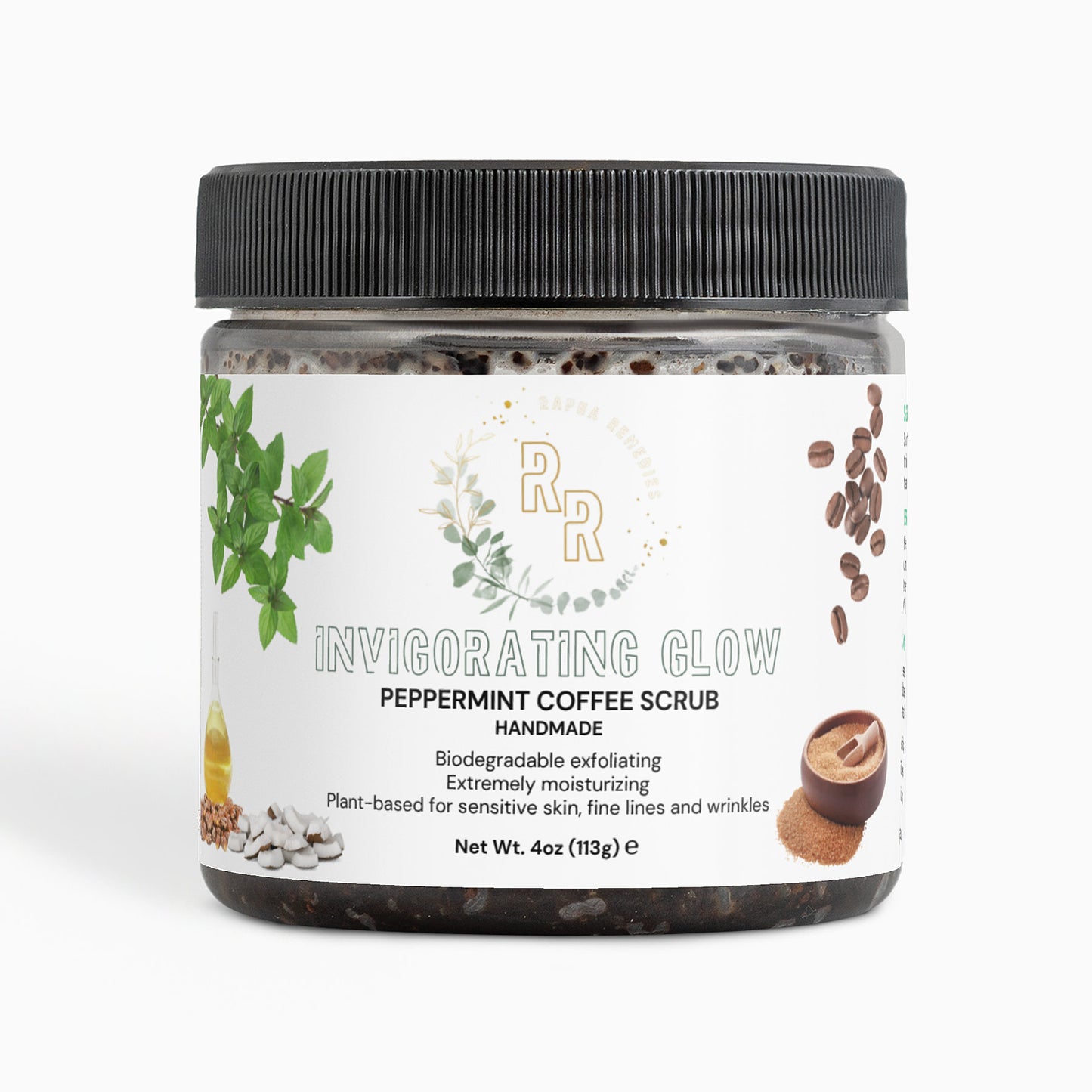 Peppermint Coffee Scrub